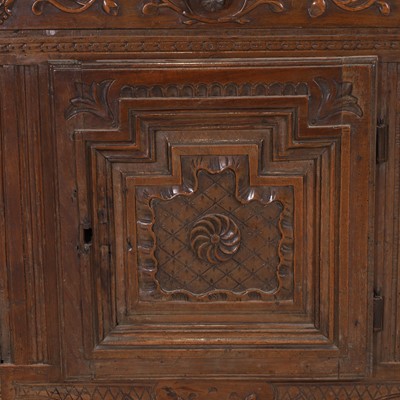 Lot 40 - A walnut cabinet