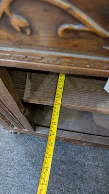 Lot 40 - A walnut cabinet