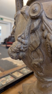 Lot 39 - A neoclassical terracotta urn by Jean Garouste