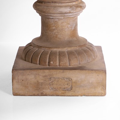 Lot 39 - A neoclassical terracotta urn by Jean Garouste