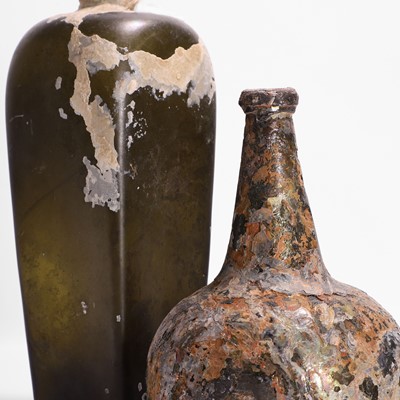 Lot 200 - Two shipwreck items of glass