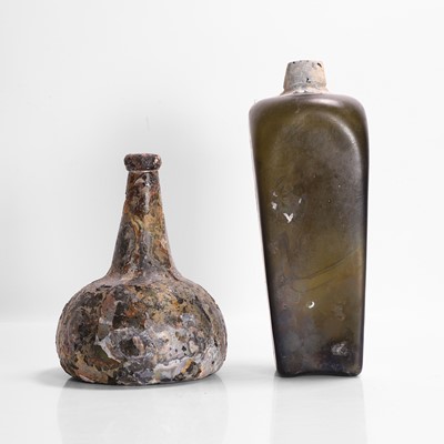 Lot 200 - Two shipwreck items of glass