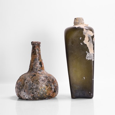 Lot 200 - Two shipwreck items of glass