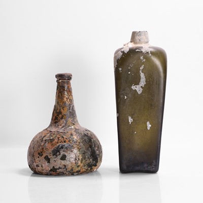 Lot 200 - Two shipwreck items of glass