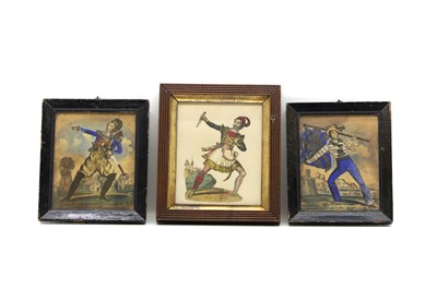 Lot 191 - Nine tinsel pictures of actors