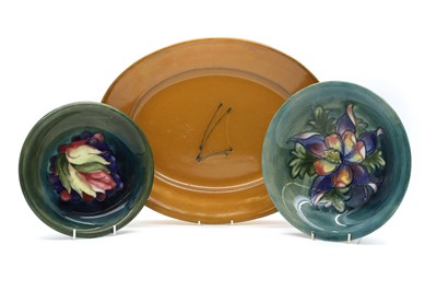 Lot 154 - A Moorcroft pottery 'Yacht' oval meat plate