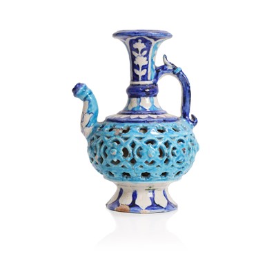 Lot 17 - A glazed Multan ewer