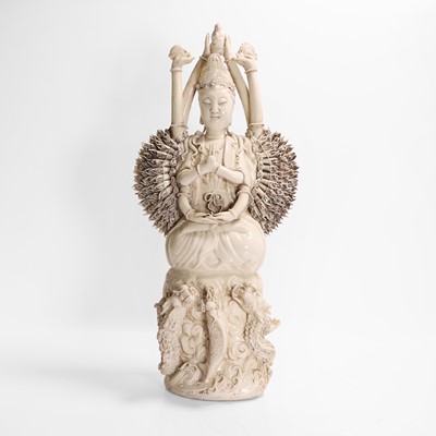 Lot 353 - A blanc de Chine figure