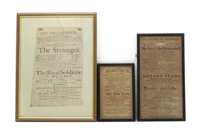 Lot 170 - Seven theatrical printed play bills
