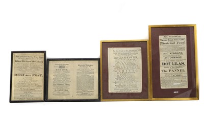Lot 175 - A collection of eight theatrical printed play bills