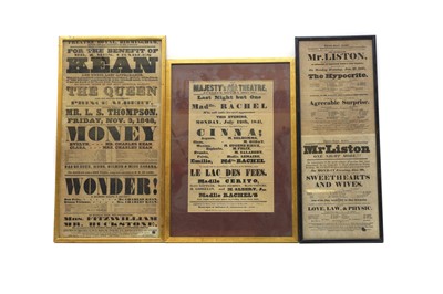 Lot 171 - Seven theatrical printed play bills