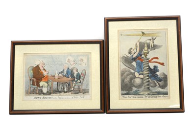 Lot 185 - Five theatrical caricature prints