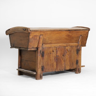 Lot 306 - A walnut dough bin