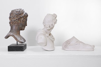 Lot 25 - A group of classical-style sculptures
