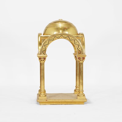 Lot 61 - A giltwood tabernacle