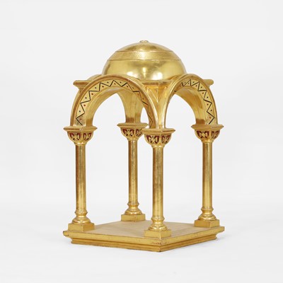 Lot 61 - A giltwood tabernacle