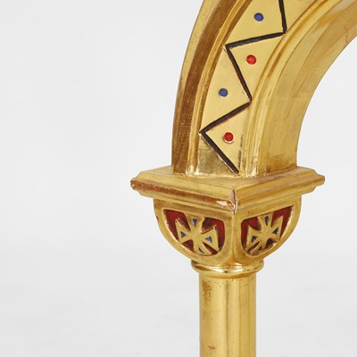 Lot 61 - A giltwood tabernacle