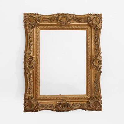 Lot 302 - A large gilt-framed mirror