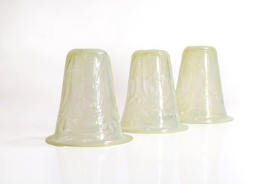 Lot 115 - A group of three John Walsh Walsh glass shades