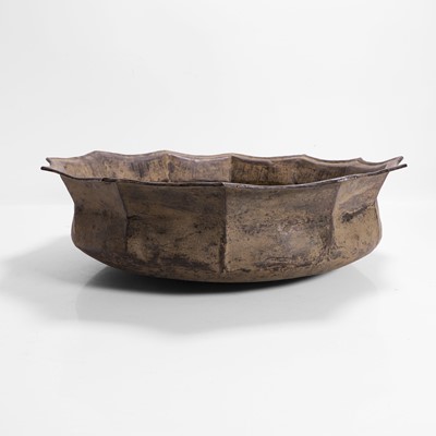 Lot 37 - A brass basin