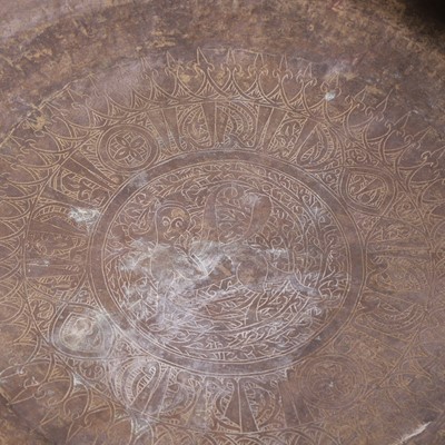 Lot 37 - A brass basin