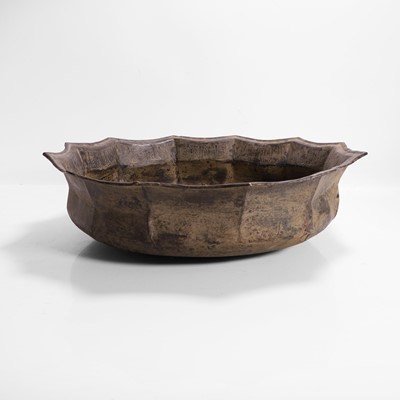 Lot 37 - A brass basin