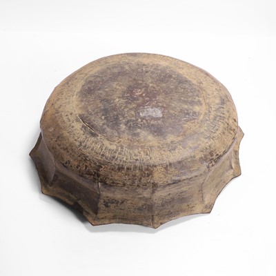 Lot 37 - A brass basin