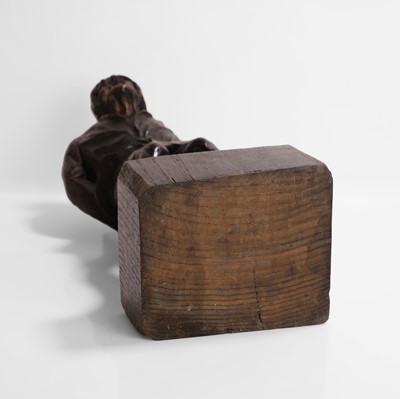 Lot 29 - A carved oak sculpture of Quasimodo