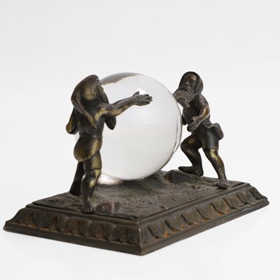 Lot 28 - Two crystal balls