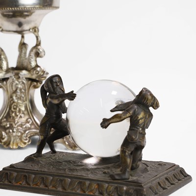 Lot 28 - Two crystal balls
