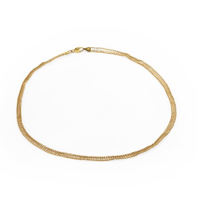 Lot 244 - An Italian gold chain necklace
