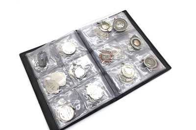 Lot 35 - Seven albums of silver medals