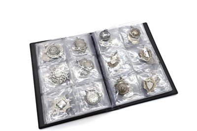 Lot 35 - Seven albums of silver medals