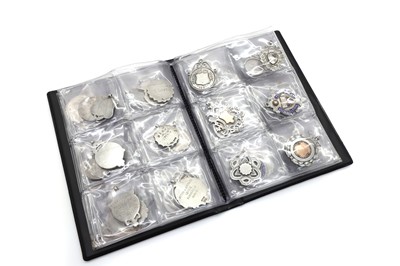 Lot 35 - Seven albums of silver medals