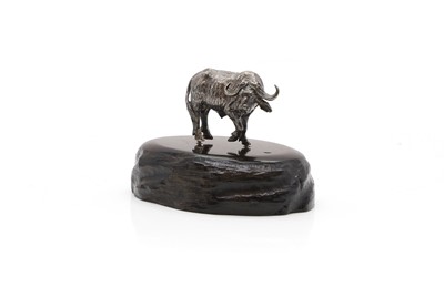 Lot 53 - A Patrick Mavros silver buffalo