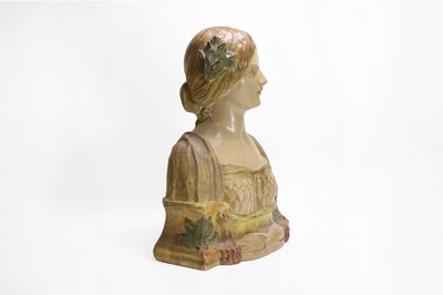 Lot 158 - An Austrian Art Nouveau terracotta bust