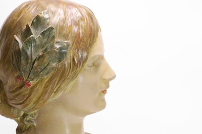 Lot 158 - An Austrian Art Nouveau terracotta bust
