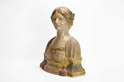 Lot 158 - An Austrian Art Nouveau terracotta bust