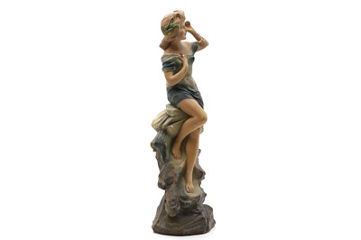 Lot 121 - A French Art Nouveau plaster sculpture
