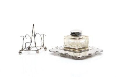 Lot 8 - A silver 'Toast' rack