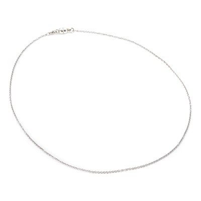 Lot 245 - An Italian 18ct white gold chain
