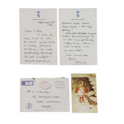 Lot 315 - HRH Diana, Princess of Wales (1961-1997)