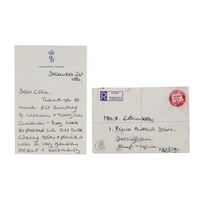 Lot 313 - HRH Diana, Princess of Wales (1961-1997)