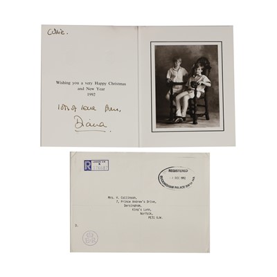 Lot 297 - HRH Diana, Princess of Wales (1961-1997)