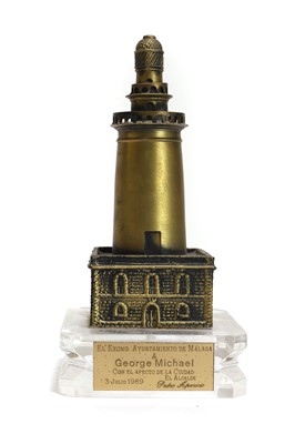 Lot 22 - An award from Malaga City Council to George Michael