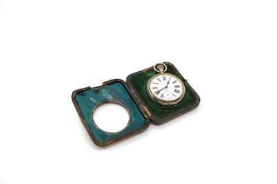 Lot 54 - A Goliath silver plated pocket watch