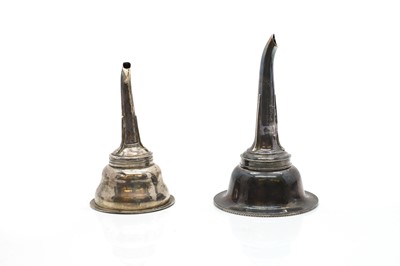 Lot 87 - A George III silver wine funnel