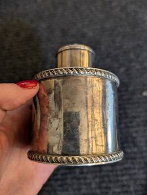 Lot 94 - Two silver tea caddies