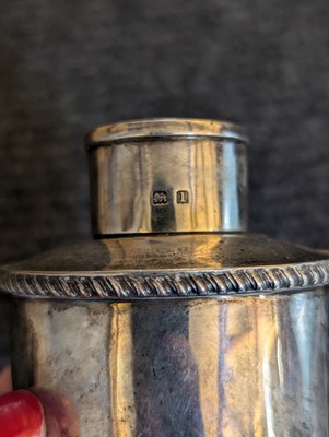 Lot 94 - Two silver tea caddies