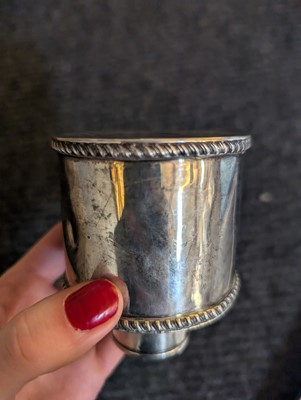 Lot 94 - Two silver tea caddies